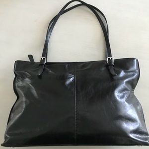 Hobo ANNALISA leather tote in black